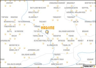 map of Madiine