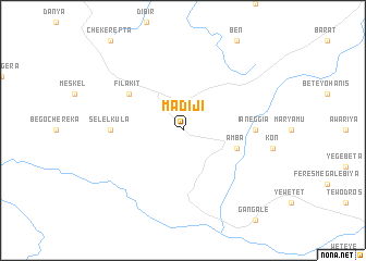 map of Madījī