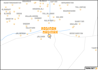 map of Madīnah