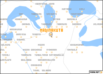map of Madina Kuta