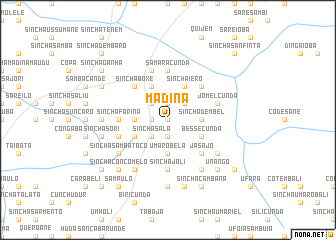 map of Madina