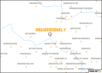 map of Madioranohely