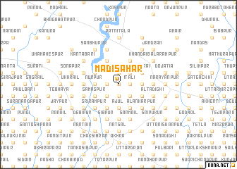 map of Mādisahar