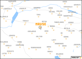 map of Madise