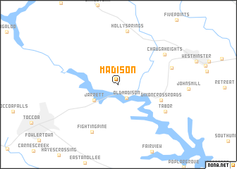 map of Madison