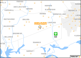 map of Madison