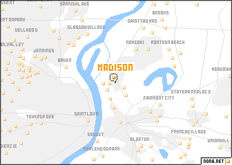 map of Madison