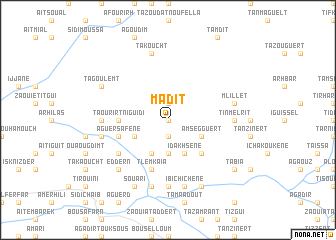 map of Madit