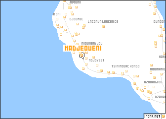 map of Madjeouéni