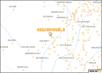 map of Mad Karimwāla