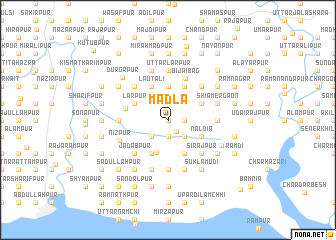 map of Madla