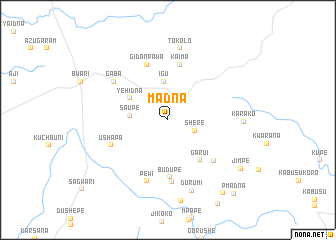 map of Madna