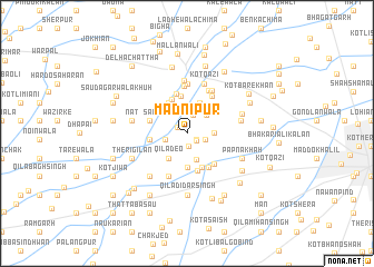 map of Madnipur