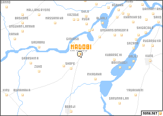 map of Madobi