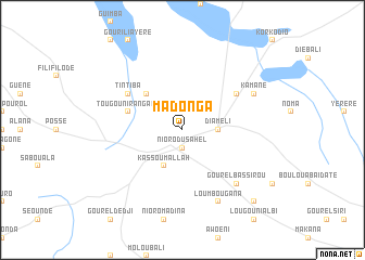 map of Madonga