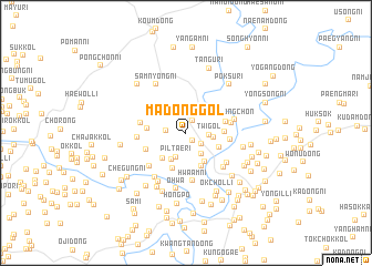 map of Madong-gol