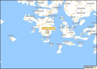 map of Ma-dong