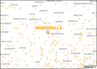 map of Madonna Hills