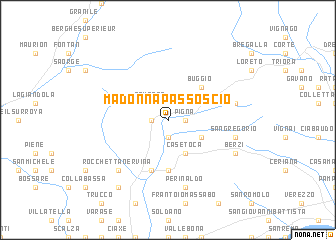 map of Madonna Passoscio