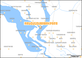 map of Madougou Babakpara