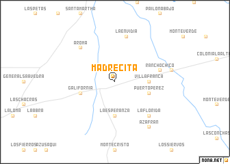 map of Madrecita