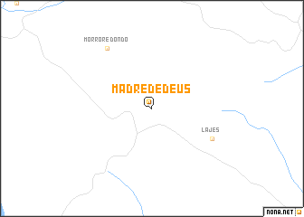 map of Madre-de-Deus