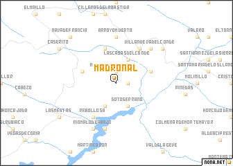 map of Madroñal