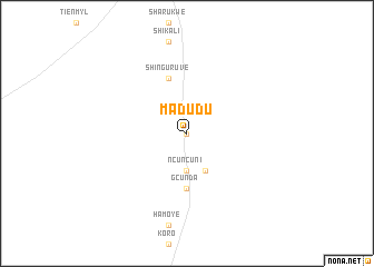 map of Madudu