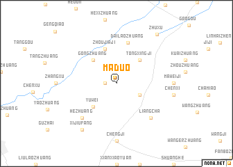 map of Maduo