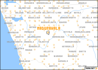 map of Madurawala