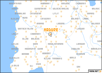 map of Madure