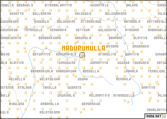 map of Madurumulla