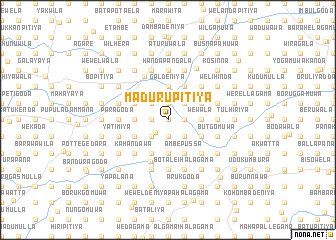 map of Madurupitiya