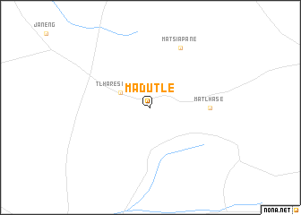 map of Madutle