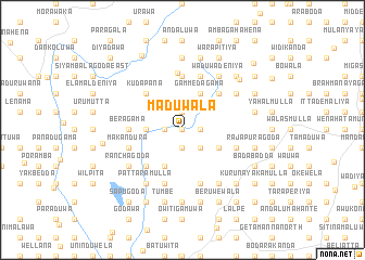 map of Maduwala