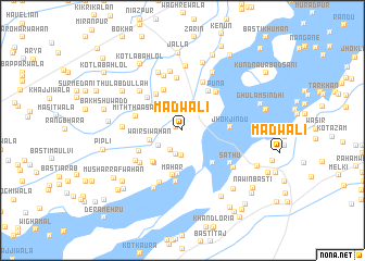 map of Mādwāli