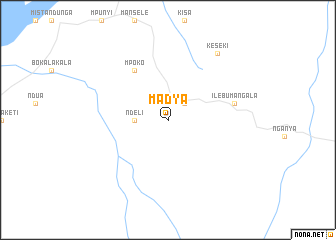 map of Madya