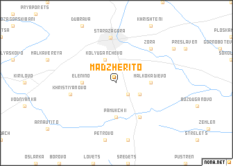 map of Madzherito