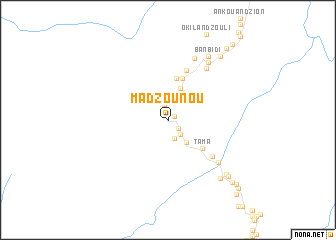 map of Madzounou