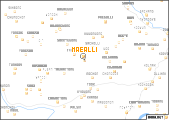 map of Maeal-li