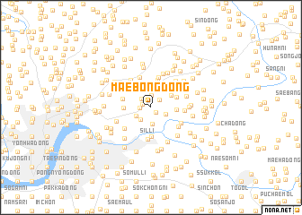map of Maebong-dong