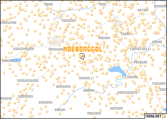 map of Maebong-gol
