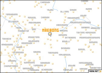 map of Maebong