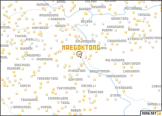 map of Maegok-tong