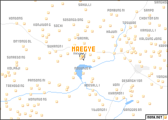 map of Maegye