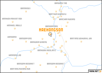 map of Mae Hong Son