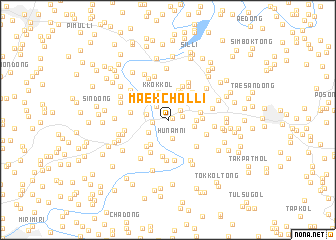 map of Maekch\