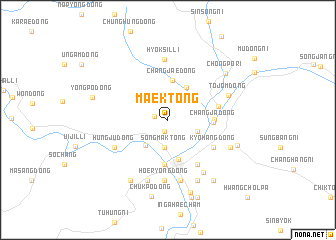 map of Maek-tong