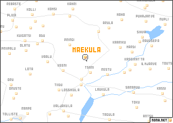 map of Mäeküla