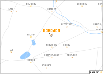 map of Maer Jan